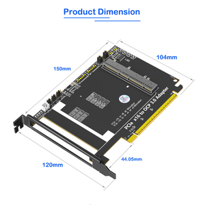 PCIe 5.0 X16 Gen-Z 4C+/SFF-TA-1002 어댑터 카드 OCP NIC3.0 고성능 노트북/데스크탑 분할 확장 카드 재고 있음 - Product Image 3
