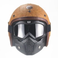 Nouveau casque de moto rétro personnalisé en ABS pour fournisseurs B2B, taille XL, 3/4 ouvert, modulaire, vente en gros pour les distributeurs de motos