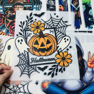 Etiquetas DTF Duraderas con Plastisol, Personalizables con Temática de Halloween, para Camisetas, Pegatinas y Bolsas, Transferencia Térmica DTF en <span class=keywords><strong>Ropa</strong></span> - Product Image 6