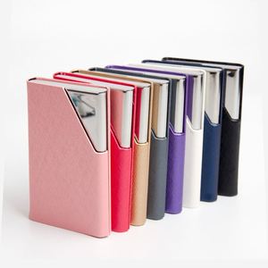 High-end Geometry Style Men's & Women's <b>Large</b> Capacity Portable Business Card Holder & Storage <b>Box</b> for Business <b>Gifts</b> - Product Image 2