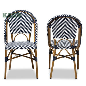 Balcony Aluminum Wicker Dining <strong>Chairs</strong> <strong>Dinning</strong> Seat Metal Beach Cane Beach Woven Roped <strong>Ratan</strong> Patio Outdoor Rattan Garden <strong>Chair</strong> - Product Image 1