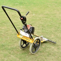 Desbrozadora Profesional de Gasolina HOTOKA de 52cc, Desbrozadora Agrícola China de 51.7cc de Alta Resistencia con Ruedas