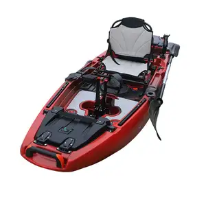 Desain Baru 10 Kaki Duduk Di Atas Kayak Memancing dengan Sistem Kemudi Koneksi Kayak Serba Guna