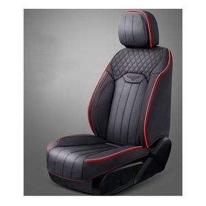 Housses de siège de voiture universelles en cuir de luxe Tonghui, 5 pièces, durables, imperméables, toutes saisons - Product Image 5