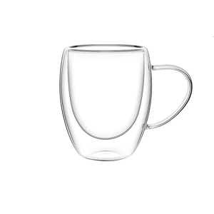 डबल-ग्लेज्ड 150 एमएल ग्लास कप, कॉफी कप, दूध पारदर्शी ग्लास कप - Product Image 5