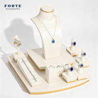 Support de Présentation de Bijoux de Luxe IV FORTE Blanc Écologique, Présentoir de Mannequin Personnalisé pour Bijoux