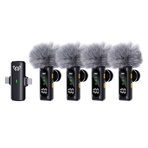 Sistema Microfonico Wireless T90 4in1 per 4 Persone, Kit per Karaoke/Debattiti/Streaming Live - Product Image 1