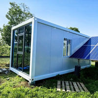 Maison modulaire préfabriquée de 20 pieds, bureau mobile préfabriqué, conteneur préfabriqué, structure en acier détachable, installation rapide, maison préfabriquée