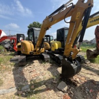 Excavatrice hydraulique compacte CAT304 d'occasion, fonctionnement flexible, faible nombre d'heures de travail, pour le terrassement et les travaux de jardinage
