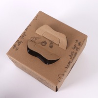 Caja para Pastel de Papel de Calidad Alimentaria con Asa y Cierre Magnético, Tamaño Personalizable para Empaque de Panadería