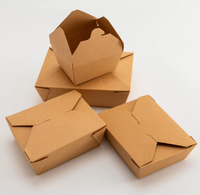 Emballage de fast-food personnalisé conçu en usine pour collations à emporter boîte de poulet frit carton étanche carton alimentaire