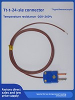 Connecteur pour applications cryogéniques à basse température, fil de détection de température, thermocouple de type T TT-T-24-SLE PFA