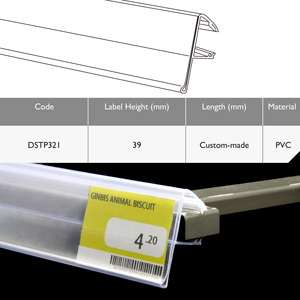 Factory Customized Display <b>Strip</b> Shelf Pvc <b>Plastic</b> Adhesive Data <b>Strip</b> for Supermarket Shelves - Product Image 6