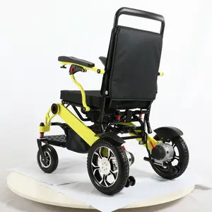 Disabled Aluminum Lightweight Electric Wheelchair With Battery