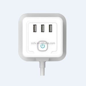 Phổ tiêu chuẩn Cube điện mở rộng ổ cắm cube Power Strip với USB, 5 ft mở rộng với dây quá tải bảo vệ & cổng USB - Product Image 3