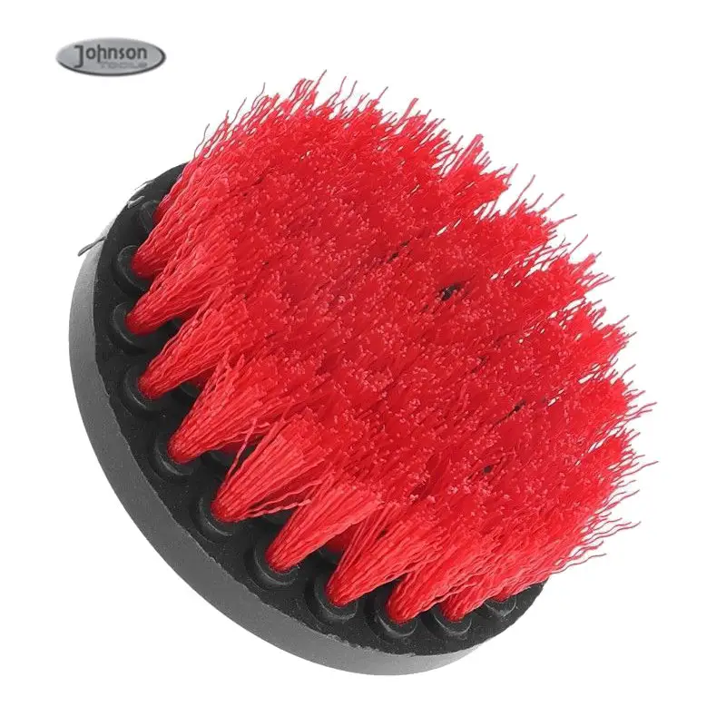 Colorful Power Cleaning Tools Drill Brush Attachment For Cleaning Carpets, Leather And Pholstery