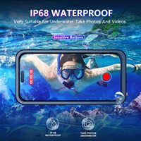 Coque de protection intégrale antichoc étanche IP68 avec protection intégrée pour écran et caméra pour iPhone 18 17 Pro Max 16 15 Plus
