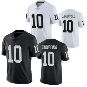 Men's Las Vegas 10 Jimmy Garoppolo American football jerseys stitched S-3XL