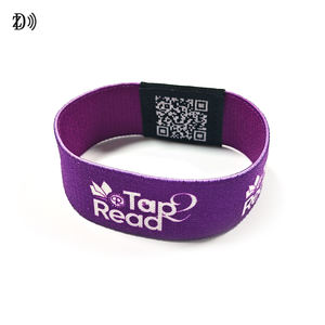 Gelang <span class=keywords><strong>RFID</strong></span> MIFARE <span class=keywords><strong>Ultralight</strong></span> EV1 yang dapat digunakan kembali, aman tinggi, dan dicetak khusus untuk tiket konser - Product Image 4