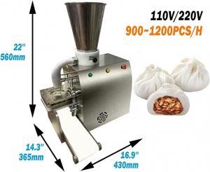 Máquina para Hacer Shao-Mai Semiautomática con Motor, Acero Inoxidable 304, Alta Capacidad 900-1200 Piezas/h, Máquina para Hacer Siomai, Siu Mai - Product Image 6