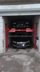 Gran calidad, cuatro columnas hidráulicas, <span class=keywords><strong>puente</strong></span> de 4 postes, rampas de elevación de automóviles, elevador de estacionamiento inteligente vertical, apilador de automóviles a la venta - Product Image 3