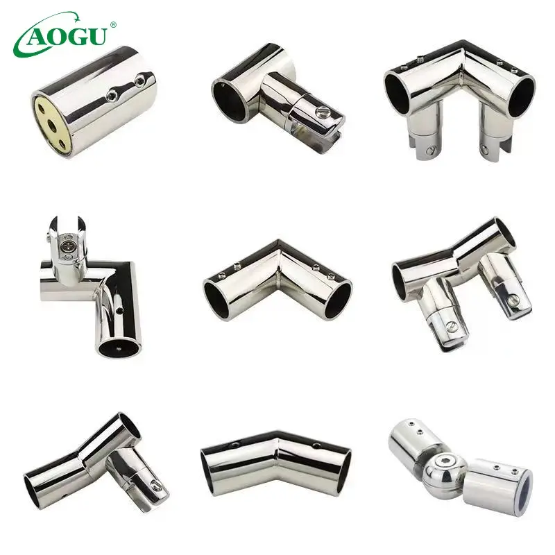 Shower Accessories Stainless Steel Plumbing Fittings Square Tube Connector Pipe Bar