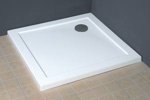 กระทะอาบน้ำสี่เหลี่ยมสำหรับโรงแรม750X900x40มม. 100% จากอะคริลิกและไฟเบอร์กลาสเสริมแรง - Product Image 3