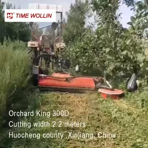 Yan Flail salıncak kolu biçme altında ağaç çim bahçesi biçme 3 nokta traktör monte orchard kral 300B