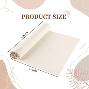 100 Percent Cotton Unbleached Muslin <b>Fabric</b> Medium <b>Weight</b> Drape Cloth By Yard For Sewing Garments Quilts Curtains - Product Image 2