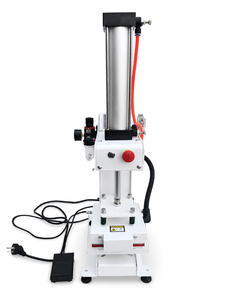 Wholesale Automatic Top and Bottom Heating Heat Press Machine Single Station Pneumatic Label Logo Printing Machine