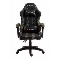 Chaise de jeu ergonomique à dossier haut de style moderne, confortable, en cuir PU, pivotante, pour usage domestique, vente en gros