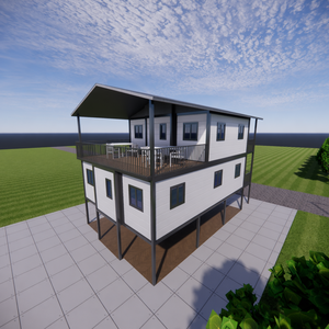 Maison Préfabriquée Conteneurisée à 2 Étages, Bureau Mobile <span class=keywords><strong>de</strong></span> Luxe, Cabane <span class=keywords><strong>de</strong></span> Vacances avec <span class=keywords><strong>Verre</strong></span> Panoramique Respirant et Option Épaissie - Product Image 4