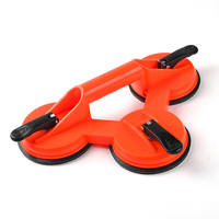 Ventouse universelle manuelle robuste en caoutchouc double et plastique ABS, de haute qualité, pour le levage de verre et de carreaux