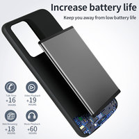 Coque de téléphone antichoc avec batterie externe intégrée pour Samsung Galaxy Note 20, S22, S23 Ultra – Vente directe usine