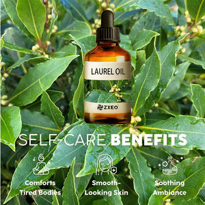 Huile essentielle de <span class=keywords><strong>laurier</strong></span> noble 100% pure de qualité alimentaire en gros pour les soins capillaires et la revitalisation de la peau à bas <span class=keywords><strong>prix</strong></span> - Product Image 2