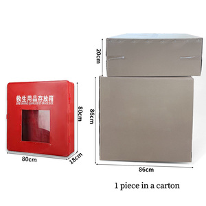 Boya de chaleco salvavidas barata de fábrica, suministros salvavidas, caja de almacenamiento roja con ventana de vidrio visual - Product Image 6