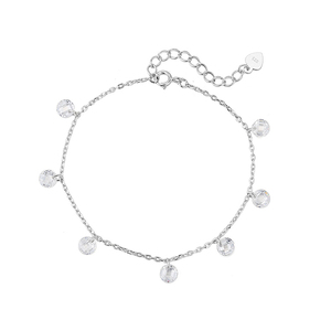 Joyería para Pies de Alta Calidad, <span class=keywords><strong>Tobillera</strong></span> Personalizada de <span class=keywords><strong>Plata</strong></span> de Ley 925 - Product Image 5