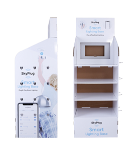Factory <strong>Supplier</strong> Retail Store Half <strong>Pallet</strong> Pdq Cardboard Paper <strong>Display</strong> for Mobile Phone Accessories - Product Image 2