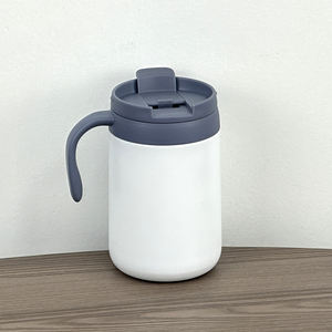 Taza de Café con Logotipo Personalizado al por Mayor 2026, Taza de Café con Tapa, Vaso Aislado de Acero Inoxidable, Tazas para el Hogar con Asa - Product Image 4