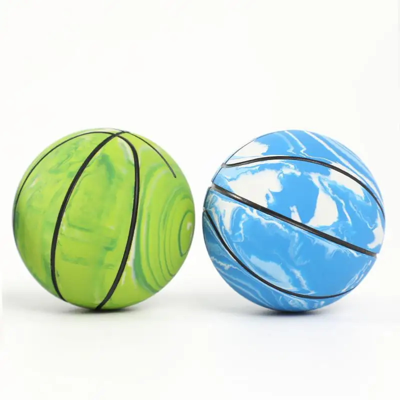 2023 Hot Sale Hohl gummi Bounce Balls 60mm Bounce Squash Ball Mini Basketball Camouflage Basketball