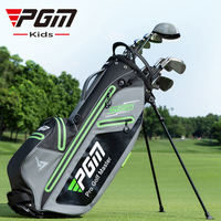 PGM JRTG013 série SEED 3 droitiers enfants Junior garçons en alliage de titane conducteur Clubs de golf ensemble complet avec sac de support de golf