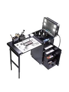 Carrito de estuche de maquillaje de gran capacidad de gama alta <span class=keywords><strong>para</strong></span> <span class=keywords><strong>Amazon</strong></span> Estuche de <span class=keywords><strong>uñas</strong></span> especial transfronterizo <span class=keywords><strong>para</strong></span> artistas de <span class=keywords><strong>uñas</strong></span> Caja de maquillaje de material de PC - Product Image 1