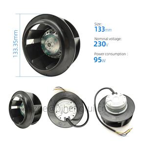 Ventilateur centrifuge HVAC ebmpapst R2E133-BH66-05 24W 2800 tr/min 0,11A 230V AC pour purification d'air et refroidissement R2E133-BH66-05/A01 - Product Image 2
