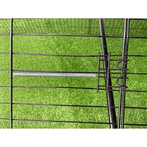 Jaula de pollo plegable de metal portátil jaula de <span class=keywords><strong>conejo</strong></span> portador de mascotas - Product Image 5