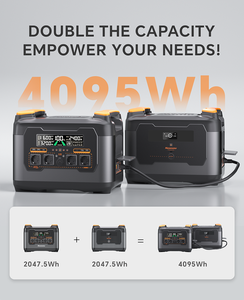 Newsmy 4800W 2400W batterie d'expansion générateur <span class=keywords><strong>solaire</strong></span> pour la maison pack d'extension d'alimentation de secours stockage centrale électrique Portable - Product Image 2