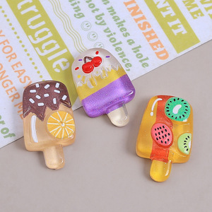 Nuevo diseño helado miniatura comida resina artesanía crema pegamento accesorios DIY teléfono funda agua taza limo encanto casa <span class=keywords><strong>de</strong></span> muñecas - Product Image 4