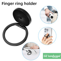 Logo personnalisé adhésifs personnalisés support de prise de doigt de téléphone portable support de bague de mini téléphone portable pour le dos de téléphone