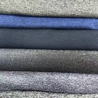 Tissu tricoté double face en fil cationique 100% polyester, doux et respirant, pour pulls et vêtements d'intérieur pour filles et garçons