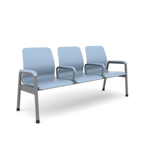 Sillas de espera para hospital Aobin Lingjie, modelo H550 Lanshi, color azul, con reposabrazos, para cuidado médico y de ancianos - Product Image 5