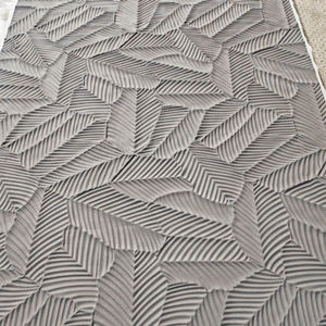 แผ่นหินเคลือบลายใบกล้วยสีเขียวอ่อนยืดหยุ่นทันสมัยสำหรับโรงแรม - Product Image 5